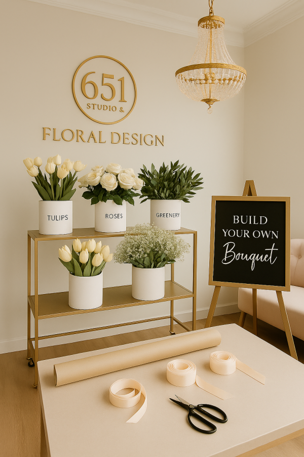 DIY Bloom Bar small bouquets