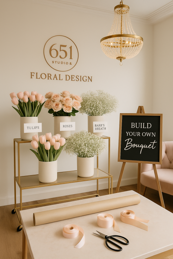 DIY Bloom Bar Large bouquets