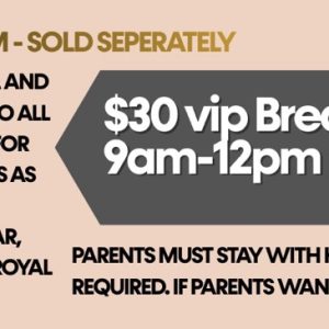 Crowns Create Celebrate Breakfast Ticket